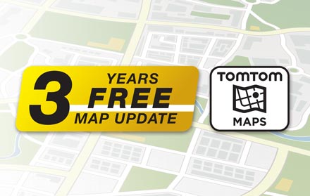 TomTom Maps with 3 Years Free-of-charge updates - X802DC-U