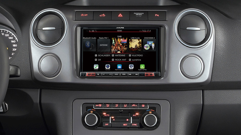 X802DC-U Navigation System in VW Amarok with DAB Radio Bluetooth DVD