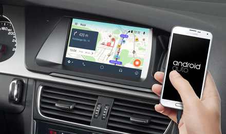 Audi A4 - Online Navigation with Waze - X702D-A4