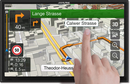 3D Maps - Freestyle Navigation System X901D-F