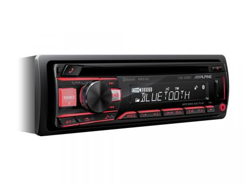 CD-tuner-with-Bluetooth-CDE-203BT-Red-Angle
