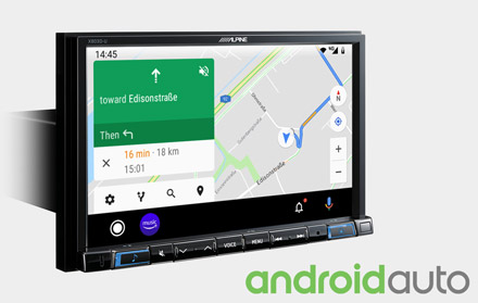 Online Navigation with Android Auto - X803D-U