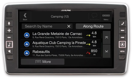 Mercedes Vito - Navigation - Importable camper POI databases - X903D-V447